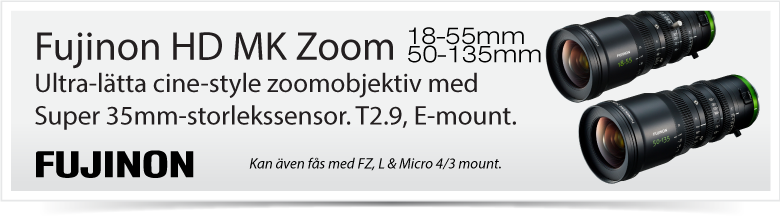 Fujinon HD MK Zoom: 18-55mm, 50-135mm